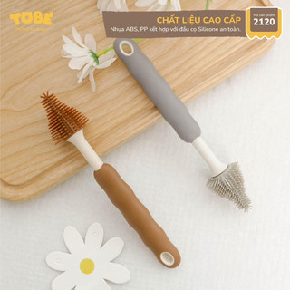 Bộ cọ rửa bình sữa silicon Tobé ( Set 4 chi tiết / Set 3 chi tiết)