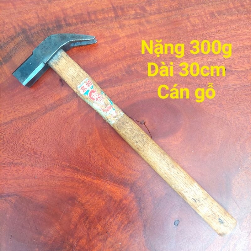 Búa đóng đinh 300g, (loại có đầu nhổ đinh), hàng bãi Nhật.