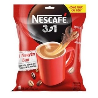 Cà phê hòa tan 3in1 nescafe bịch 46 gói *16g