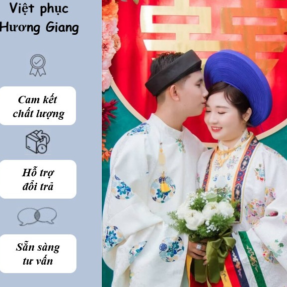 Áo ngũ thân Nam, áo mãng lan nam vải gấm màu trắng cao cấp