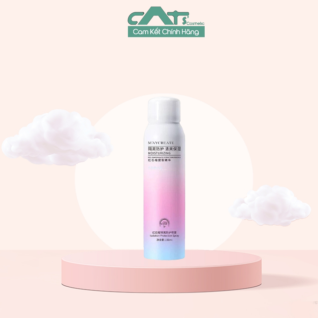 Xịt chống nắng Maycreate Moisturizing Spray 150ml