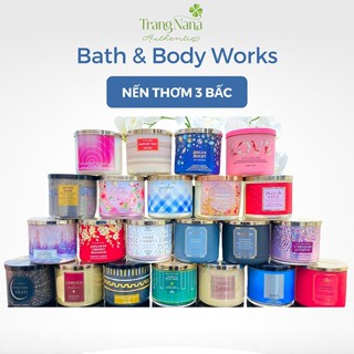 Nến Thơm Bath Body Works, Nến Thơm Phòng 3 Bấc Lan Tỏa Hương Thơm Tốt Hơn