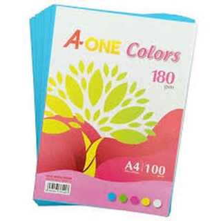 Giấy bìa màu cứng A4 180gsm ( xấp 100 tờ ) . Do VPP Hiếu Cường cung cấp