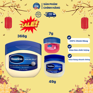 Dưỡng ẩm Vaseline đa năng cho môi, tay chân 100% Pure Petroleum Jelly Original USA