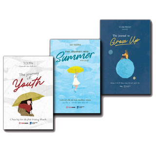 Combo sách song ngữ anh - việt: the journey of youth + the journey into summer + the journal to grow up - time