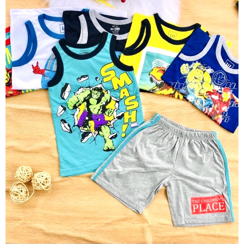 🍭 Bộ cotton Place xuất bé trai từ 15-50kg
