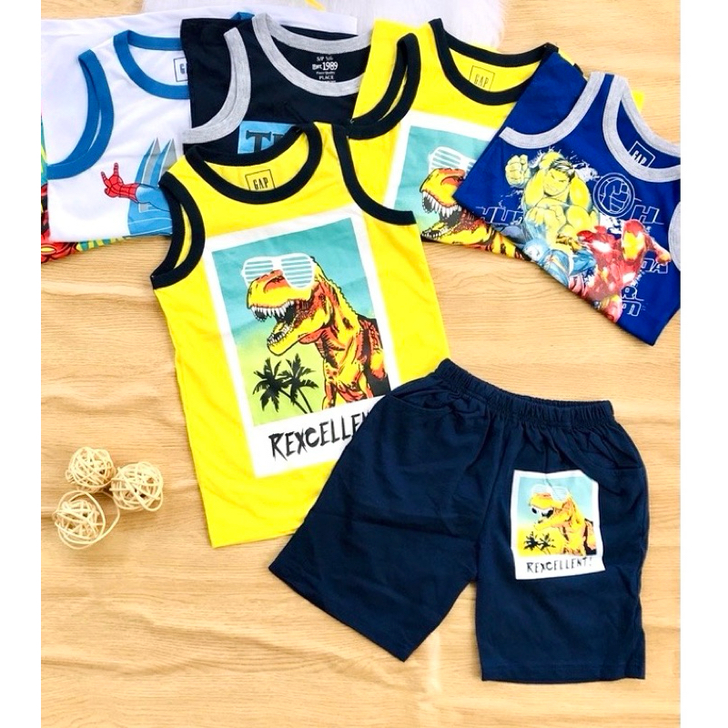 🍭 Bộ cotton Place xuất bé trai từ 15-50kg