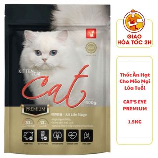 (CÓ QUÀ TẶNG) Cats Eye Premium - Thức Ăn Hạt Cao Cấp Cho Mèo Mọi Lứa Tuổi 1.5kg