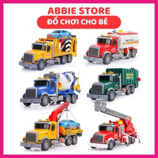 Xe Công Trình Trộn Bê Tông, Xe Ô Tô Đồ Chơi Cỡ Lớn, Xe Cứu Hỏa, Xe Cần Cẩu, Xe Ben, Xe Bồn, Xe Rác, Xe Cứu Hộ