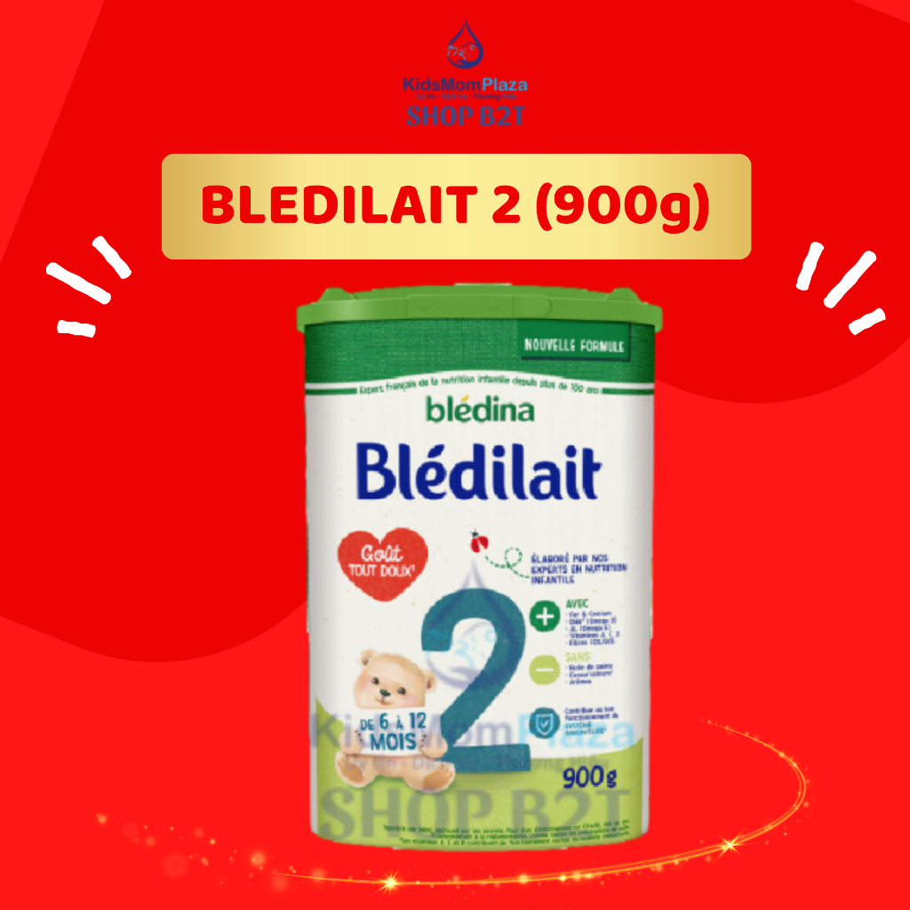 Sữa Bột Bledilait Pháp Số 2 900g Cho Bé 6-12 Tháng