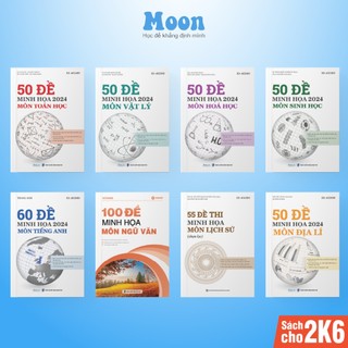 Bộ đề minh họa ôn luyện thi THPTQG các môn Toán, Lý, Hóa, Sinh, Anh, Văn, Sử, Địa| Sách ID