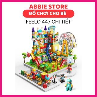 Đồ chơi lắp ráp xếp hình villa biệt thự cho bé 447 chi tiết feelo - abbie store