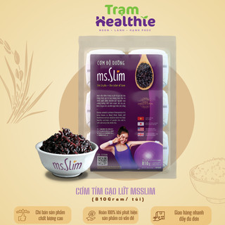 Cơm tím gạo lứt msslim - trạm healthie - 6 phần cơm