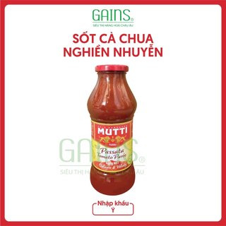 Sốt cà chua nghiền nhuyễn mutti - 400g