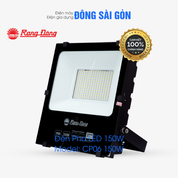 [RẠNG ĐÔNG] Đèn Pha LED 150W Rạng Đông IP66 Model: D CP06L 150W