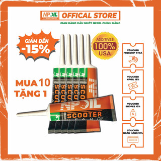 Nhớt hộp số xe tay ga chống hú NP SCOOTER GEAR OIL 80W90 - Tuýp 120ml