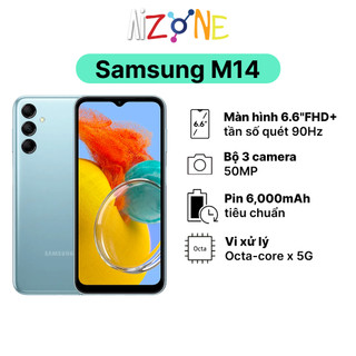 Điện thoại samsung galaxy m14 5g 4gb/ 64gb - hàng chính hãng