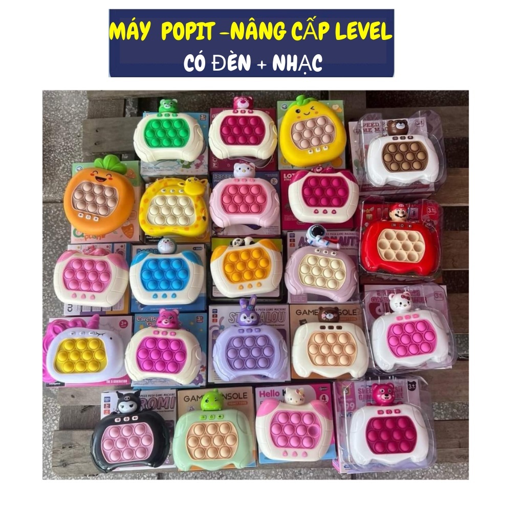 Pop it điện tử máy game bóp popit xả stress theo nhạc - Đồ chơi giải trí pop pit cho bé rèn khả năng tập trung phản xạ