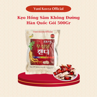 Kẹo sâm không đường hàn quốc gói 500gr