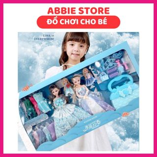 Búp Bê Elsa Cỡ Lớn , Đồ Chơi Cho Bé Gái, Hộp Gồm Có Nhiều Phụ Kiện Và Quần Áo Đi Kèm