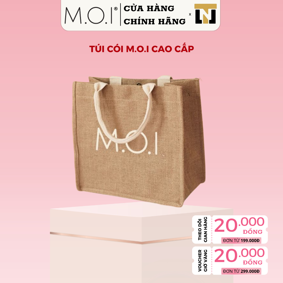 Túi cói M.O.I Cosmetics Make Over Image 10*25*30 cm