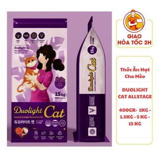 (CÓ QUÀ TẶNG) Thức Ăn Hạt Cho Mèo Duolight Cat Allstage 400g - 1.5kg - 5kg - 15kg