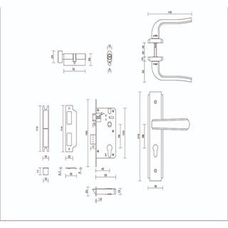 Khóa Tay Gạt TT-32021.001