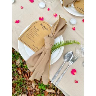 Menu để bàn tiệc