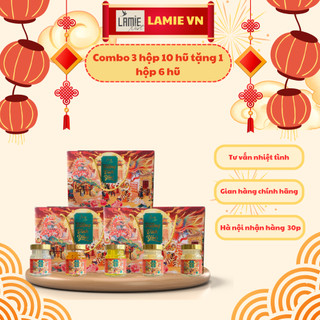 Yến Sào NHA TRANG - Hộp quà mua 3 hộp 10 tặng 1 hộp 6
