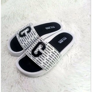 dép quai ngang nam nử chử G đế lót . hàng DUWA chính hãng