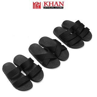 Dép Doctor nam KHAN quai da dù,để cao su non đúc nguyên khối , khâu may toàn bộ , quai dù đế đốc