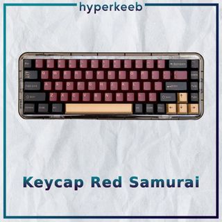 170+ nút bàn phím cơ cmk red samurai, nhựa abs dày 1,5mm in double-shot, keycap profile cherry | hyperkeeb