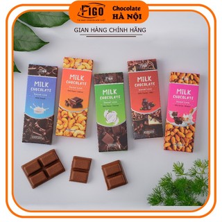 [GIÁ DÙNG THỬ] Bar 20gr Combo MIX các vị Dark & Milk Chocolate Kẹo Socola đen và Socola sữa FIGO thanh 20gr