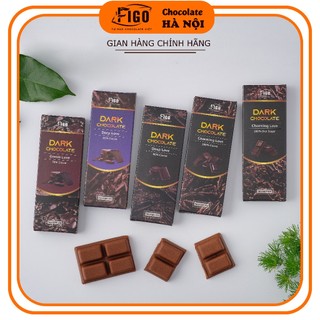 [MUA 4 TẶNG 1] Bar 20gr- Combo 4 Dark Chocolate, Kẹo Socola đen 100% Cacao; 100% Diet Sugar; 90%; 85% + Tặng Dark 70%