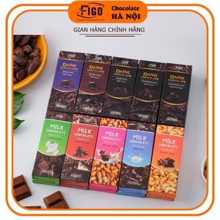 [SET 11 THANH] 11 Thanh Socola đen và socola sữa FIGO 20gr các vị, Quà tặng Valentine, Thử tất cả các mức đắng socola