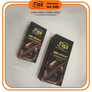 [Chính hãng] COMBO 10 Thanh Dark ChocolateFigo 50gSocola đen không đường nguyên chất 100% cho người Low-Carb