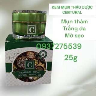 Kem thảo dược Centural mụn thâm trắng da mờ sẹo 25g