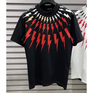 Áo Thun nam, áo phông nữ in hình Tia Sét Menswear Top