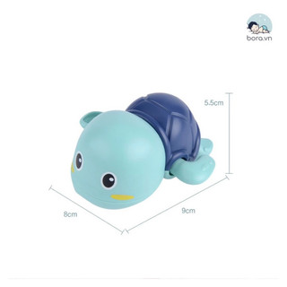 rùa vặn cót bơi trong nước