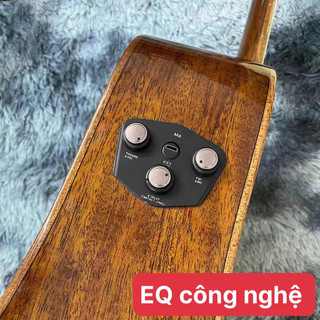 EQ M2 lắp Đàn Guitar Với Reverb, Delay, Blutooth có pin sạc