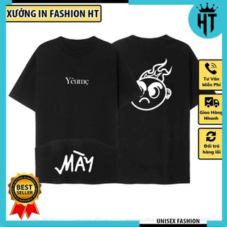 Áo thun Yêu Mẹ, phong cách trẻ trung năng động form rộng nam nữ đủ size