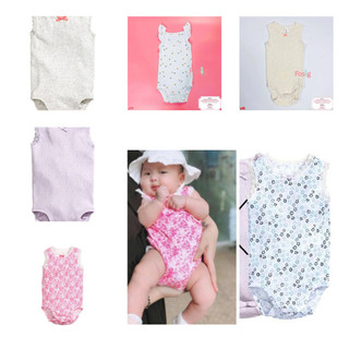 Bodysuit sát nách 3 lỗ sơ sinh hm bé gái c95