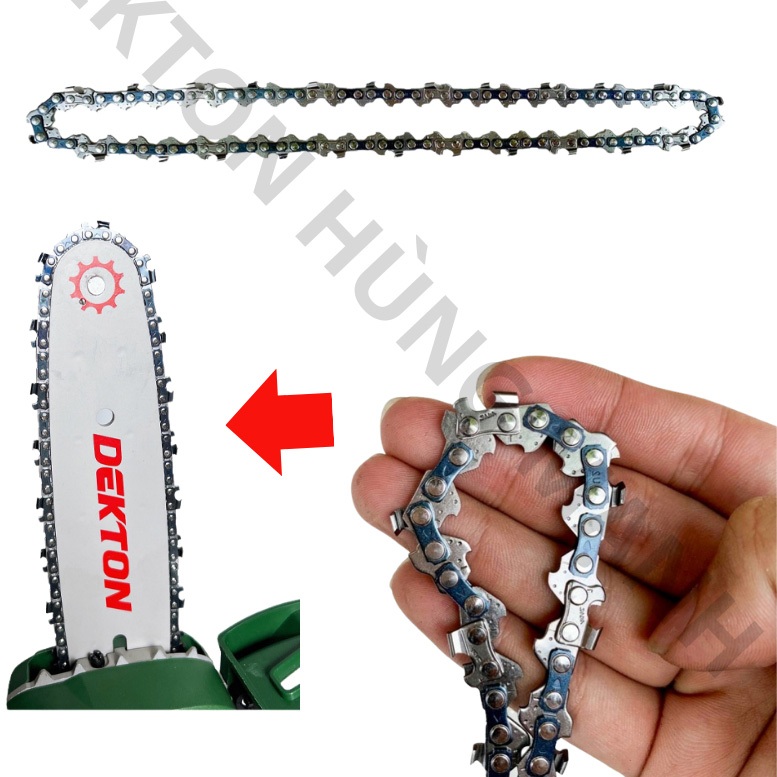 Xích cưa 8inch thay thế cho máy cưa xích DEKTON M21-CS08BL