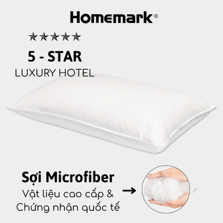 Ruột gối lông vũ khách sạn Microfiber cao cấp HANVICO by Homemark sợi nhân tạo kháng khuẩn có size trẻ em và 50x70 cm