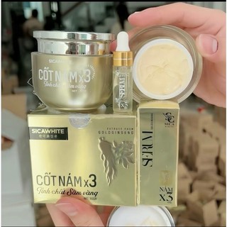 Kem cốt nám x3 30g + 1 serm 5ml - mpsc- hỗ trợ sáng da mờ nám - myphamsica - hongvanshop995