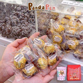  Socola Viên Bọc Hạt Điều Ăn Vặt Panda Pẻn Không Chảy Nước 