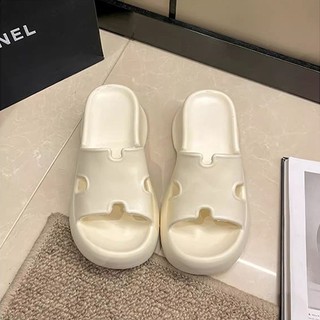 Dép quai ngang nữ chữ H, SAKI, chất eva êm nhẹ cao 5cm, chọn chuẩn size