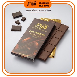 Combo 5 Thanh Dark Chocolate 70% Cacao FIGO 100G| Socola đen nguyên chất đắng giảm cân, ăn keto, DAS