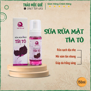 Sữa Rửa Mặt Tía tô THAO MOC QUE TẶNG KÈM XÀ BÔNG