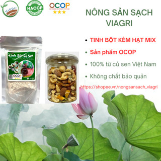  Bột Củ Sen - Tinh bột củ sen mix hạt dinh dưỡng Giúp giảm cân ăn kiêng ngủ ngon thanh mát cơ thể 